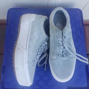 Platform vans shoes w8.5